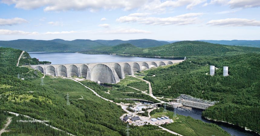 Daniel-Johnson Dam and Manic-5 Generating Station, Quebec