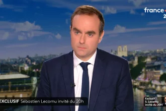 Sebastien Lecornu lors du JT de France 2