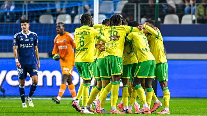 Nantes s’impose à Jean-Bouin face au Paris FC. Baptiste Fernandez / Icon Sport