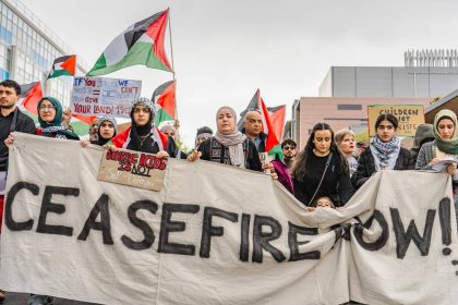 Une manifestation à Gaza pour un cessez le feu et la paix