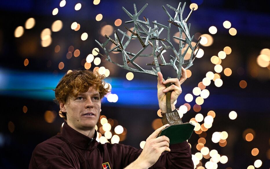 Jannik Sinner a remporté le 5e Masters 1000 de sa carrière. JULIEN DE ROSA / AFP