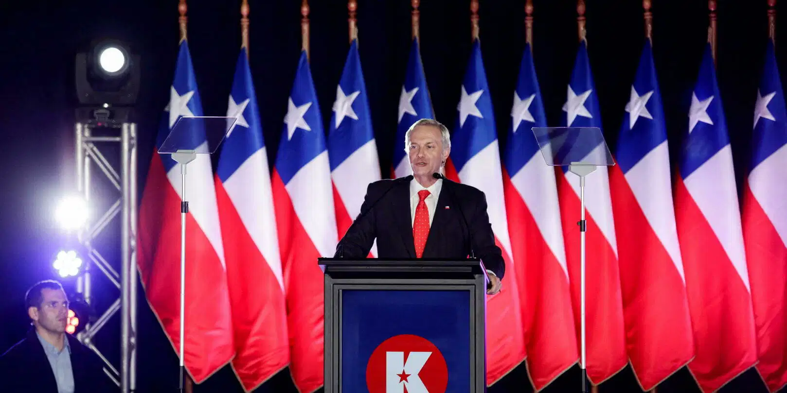 Sur les questions de société, José Antonio Kast cultive une image de gardien des valeurs traditionnelles qui ne souffre d'aucune ambiguïté. © Juan Gonzalez / REUTERS