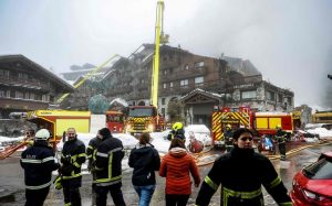 courchevel, feu