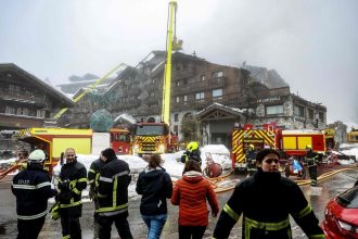 courchevel, feu