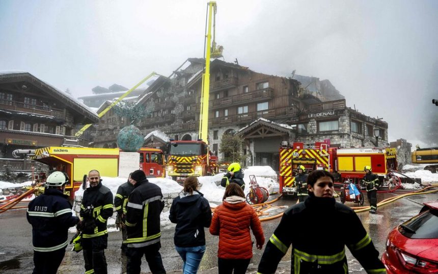 courchevel, feu