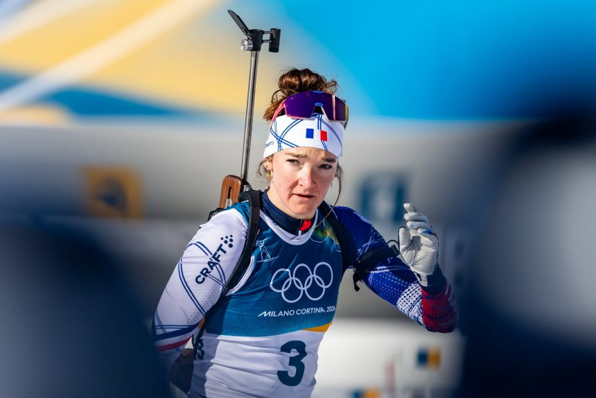 Lou Jeanmonnot, la mine des mauvais jours. Photo Agence Zoom/Grega Valancic